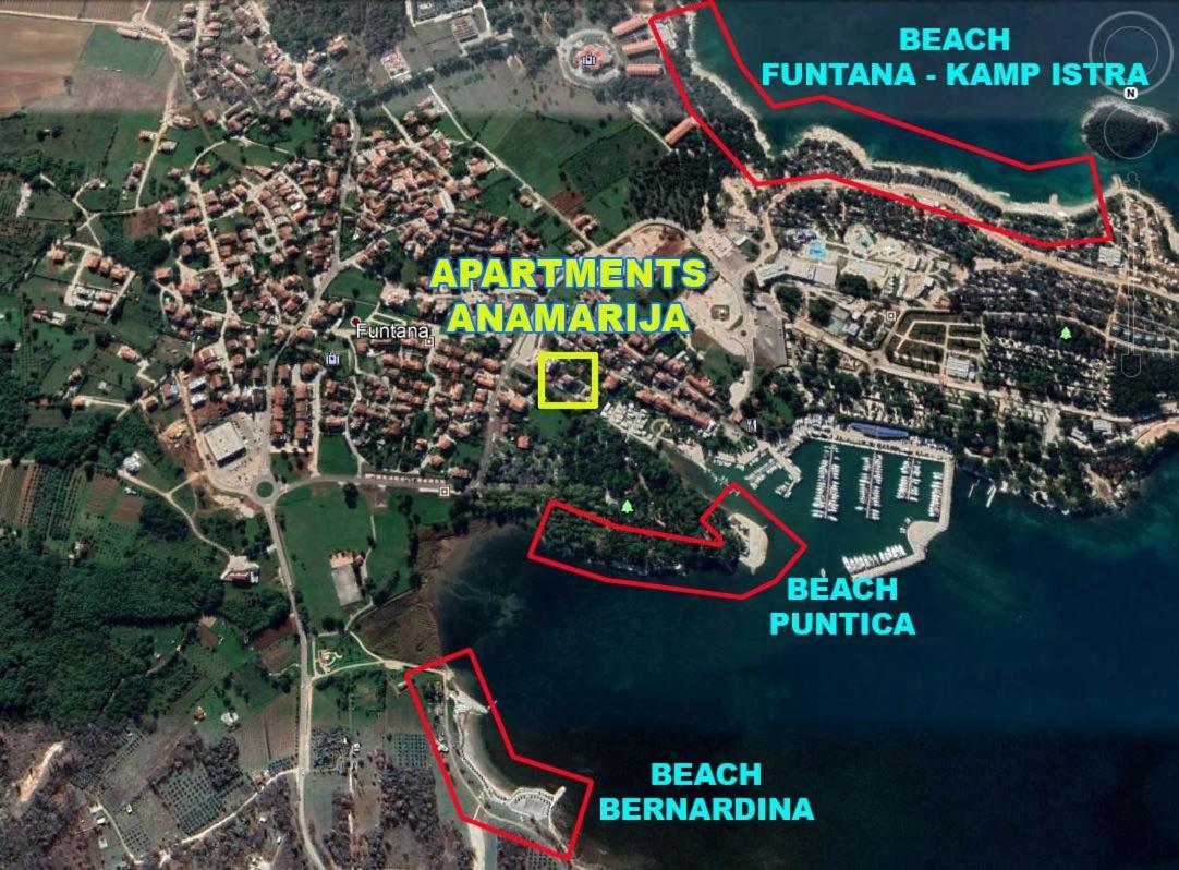 Anamarija Apartments Near The Beach And The Fantastic Adria Sea With Over 10 Small Islands Close By Funtana Exteriör bild